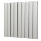Glow 600mm x 625mm 2705BTU Matt Chrome Horizontal Designer Radiator