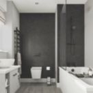 Multipanel Unlipped Bathroom Waterproof Wall Panel  Matt Riven Slate 2400mm x 900mm x 11mm