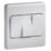 Knightsbridge Curved Edge 10AX 3-Gang 2-Way Light Switch  White