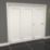 Green & Taylor 1-Panel Roomfold 3-Door Primed White Wooden Shaker Internal Bi-Fold Doors 2060mm x 2133mm