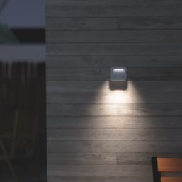 Calex Spot On Series Outdoor LED Wall Light With PIR Sensor White  10lm