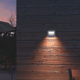 Calex Spot On Series Outdoor LED Wall Light With PIR Sensor White  10lm