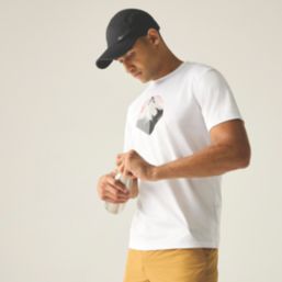 Regatta Fingal Short Sleeve T-Shirt White Small 38.5" Chest