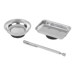 Forge Steel Stainless Steel Magnetic Tray Set 3 Pieces