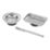 Forge Steel Stainless Steel Magnetic Tray Set 3 Pieces