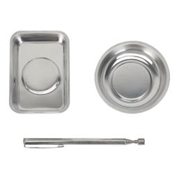 Forge Steel Stainless Steel Magnetic Tray Set 3 Pieces