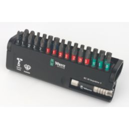 Wera Bit-Check 30 Impaktor 2 1/4" Hex Shank Mixed Bit Set 30 Pieces