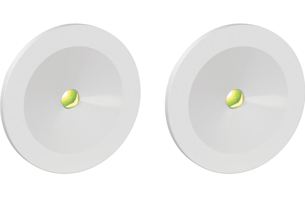 4lite Fixed Recessed NonMaintained Emergency LED Downlight White 2W