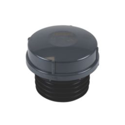 FloPlast  Push-Fit Air Admittance Valve Anthracite Grey 110/82mm