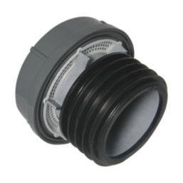 FloPlast  Push-Fit Air Admittance Valve Anthracite Grey 110/82mm