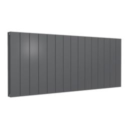 Reina Casina 600mm x 1420mm 5276BTU Anthracite Horizontal Aluminium Radiator