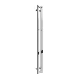 Reina 1200mm x 108mm 423BTU Chrome Flat Designer Towel Radiator