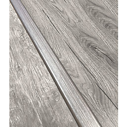 Unika Dark Grey Oak HDF Floor Threshold 900mm