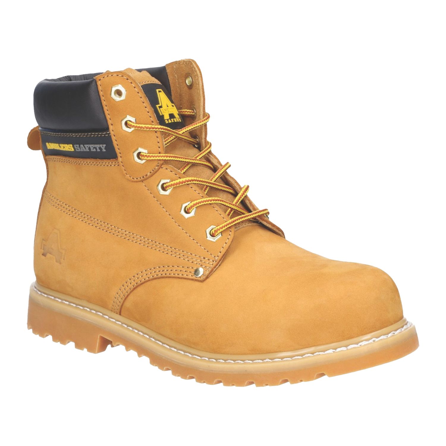 Amblers FS7 Goodyear Welted Size 5 Honey Steel Toe Cap Safety Boots (278XA)