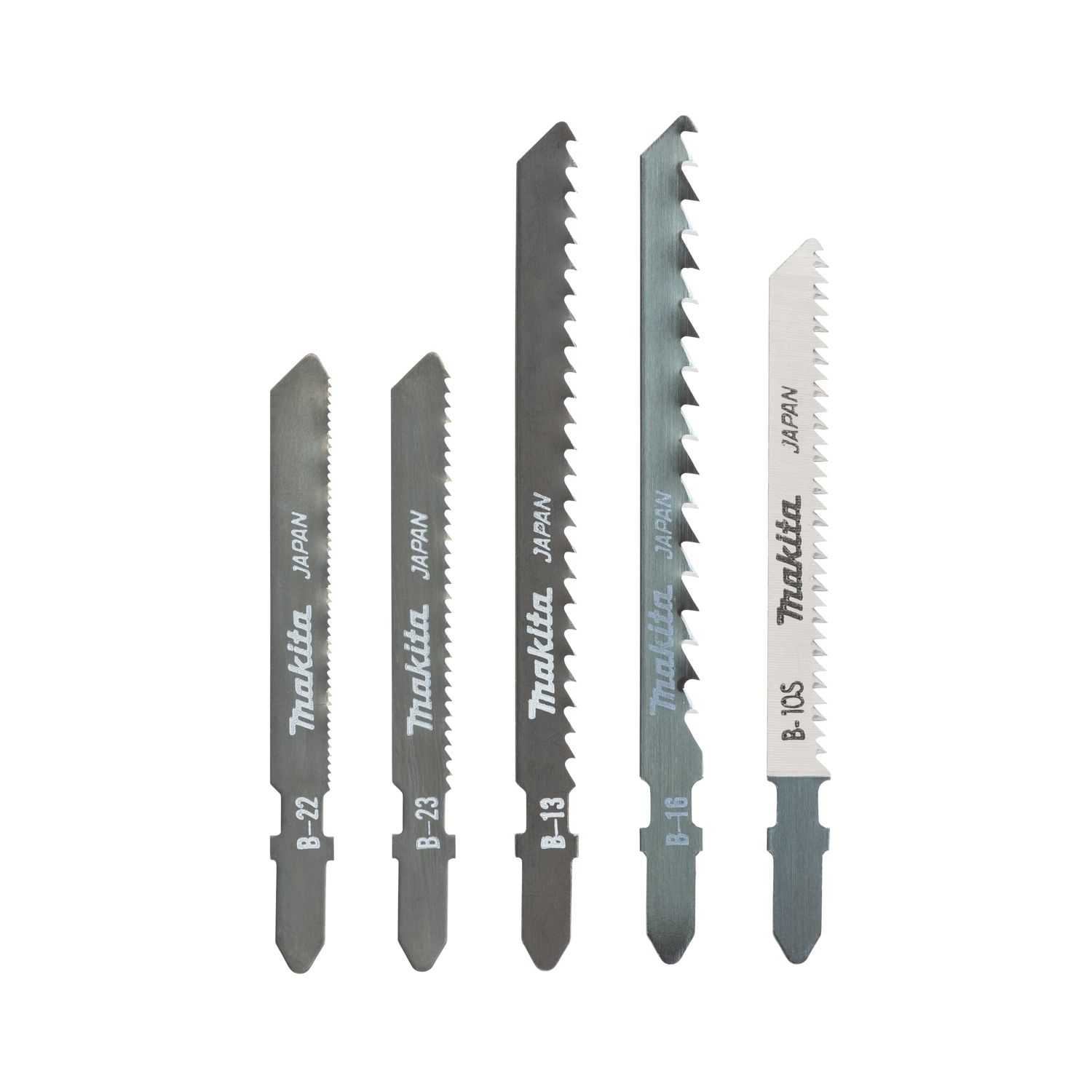Makita A-86898 Multi-Material Jigsaw Blade Set 5 Pieces (2793R)