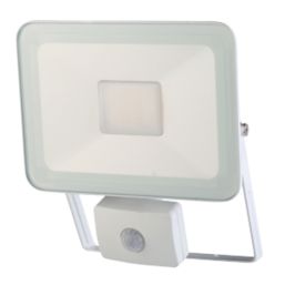 LAP Slimline  LED PIR Floodlight With PIR Sensor White 30W 2250lm