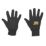 CAT Jersey Gloves with Microdot Palms Black Large
