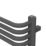 Flomasta U-Shape 1580mm x 500mm 3102BTU Anthracite Vertical Designer Radiator