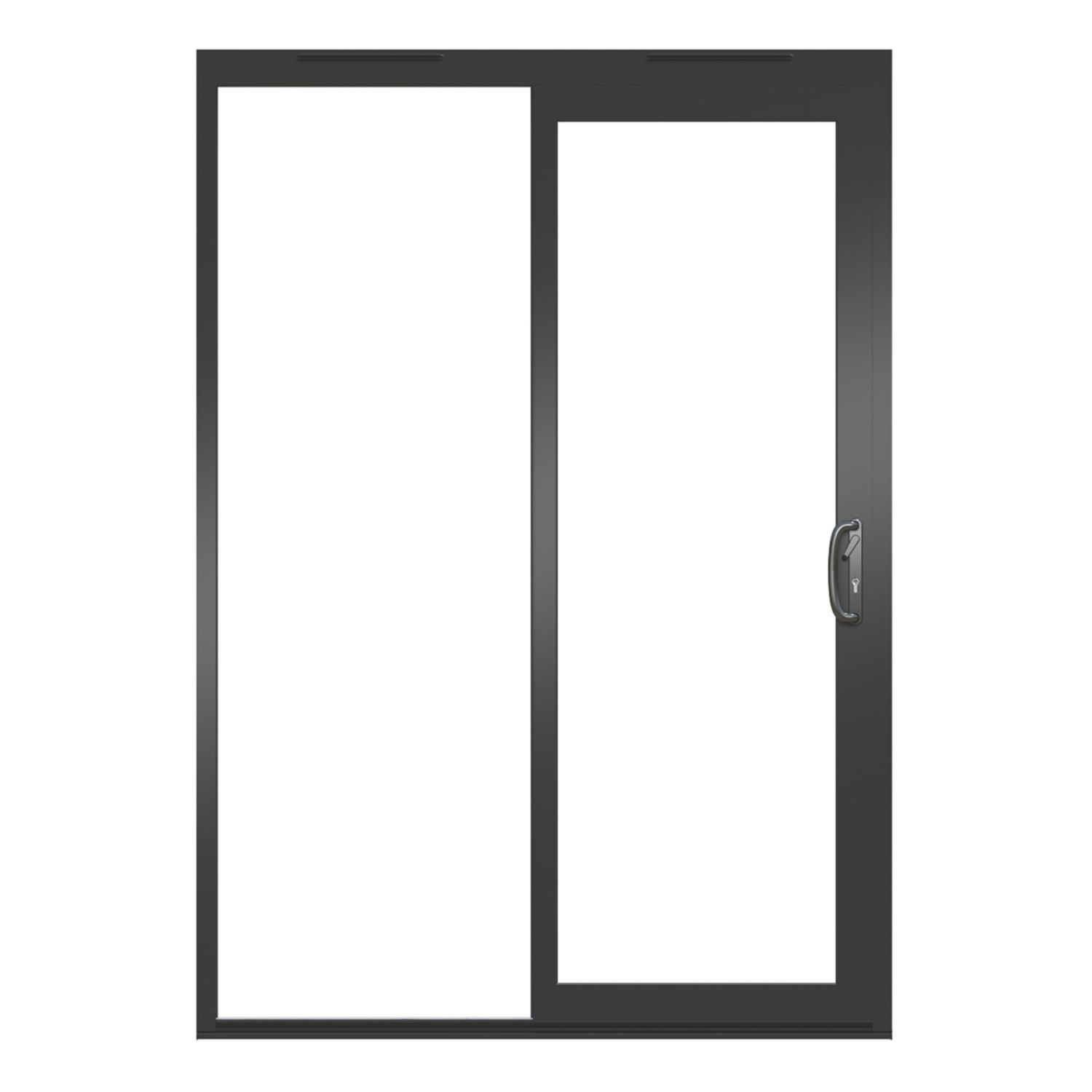 Green & Taylor Right-Handed Black Metal Sliding Patio Door 2090mm x 1490mm (279CT)