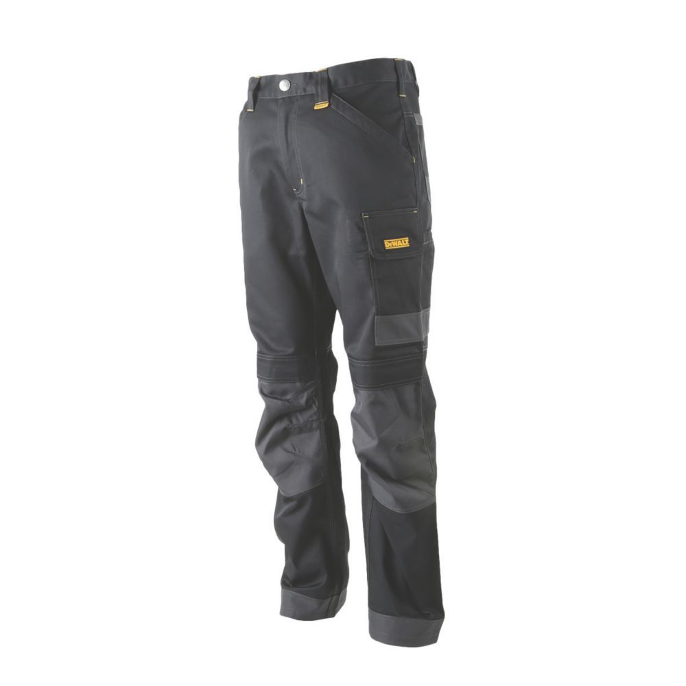 DEWALT Men's Black Work Pants (34 X 31) in the Pants department at