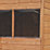 Forest Delamere 7' x 5' (Nominal) Pent Shiplap T&G Timber Shed