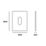 Eclipse  Standard Escutcheon (Single) Polished Stainless Steel 45mm