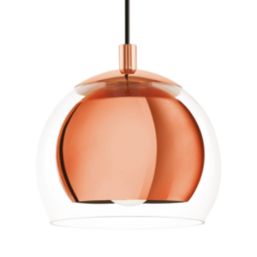 Eglo Rocamar Single Pendant Light Copper