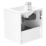 Newland  Double Drawer Wall-Mounted Vanity Unit with Basin Gloss White 500mm x 450mm x 540mm