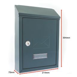 Burg-Wachter Avon Post Box Green Powder-Coated
