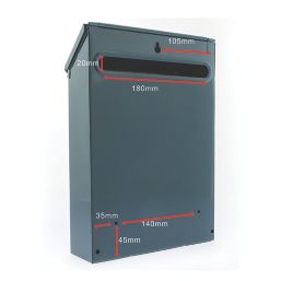 Burg-Wachter Avon Post Box Green Powder-Coated