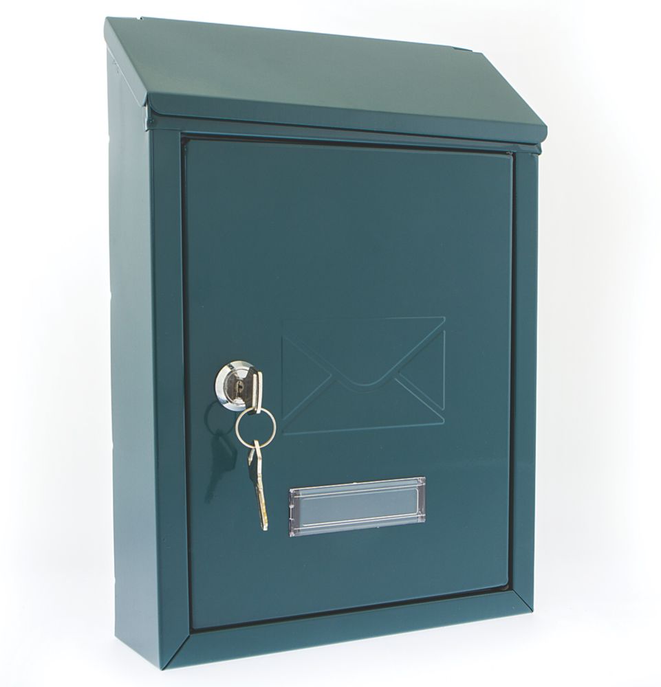 Burg-Wachter Avon Post Box Green Powder-Coated - Screwfix