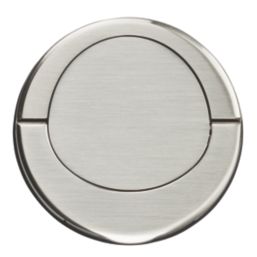 Knightsbridge  13A 3-Gang SP Switched Pop-up Socket + 4.0A 18W 2-Outlet Type A & C USB Charger Brushed Chrome