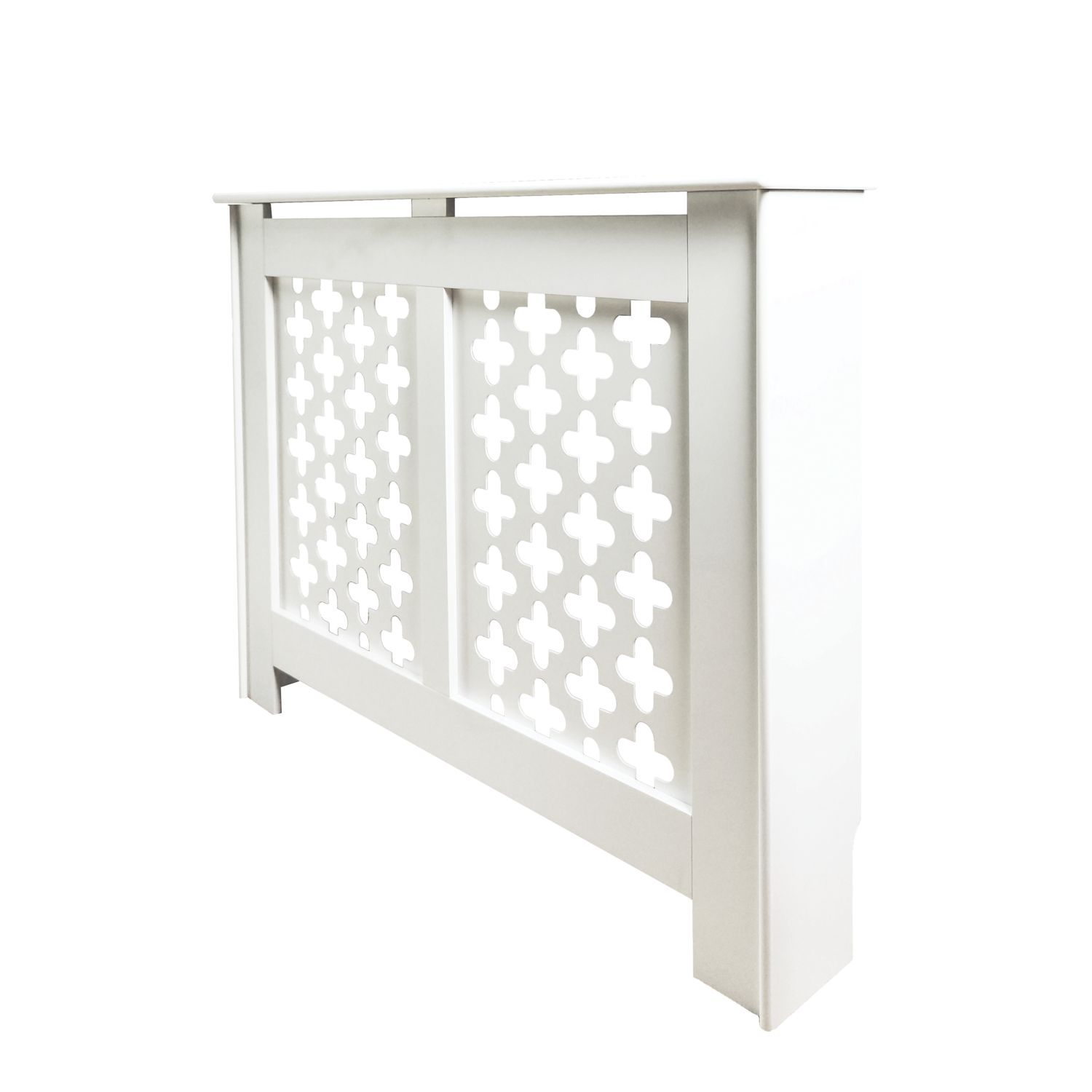 Victorian Radiator Cover White 1220mm x 210mm x 918mm (279VU)