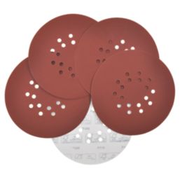 Titan   240 Grit 18-Hole Punched Multi-Material Sanding Sheets 225mm 5 Pack
