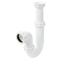 FloPlast Adjustable Height 40mm Sink Telescopic P Trap