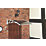 Greenhurst Easy Fit Door Canopy White 1m x 0.6m x 0.23m