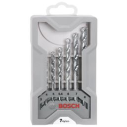 Bosch X-Pro Straight Shank Masonry Drill Bit Set 7 Pieces