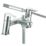 Bristan Orta Deck-Mounted  Dual Lever Bath/Shower Mixer Tap Chrome