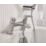 Bristan Orta Chrome 123mm Deck Mounted Dual Control Manual Shower Mixer Tap