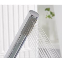 Bristan Orta Chrome 123mm Deck Mounted Dual Control Manual Shower Mixer Tap