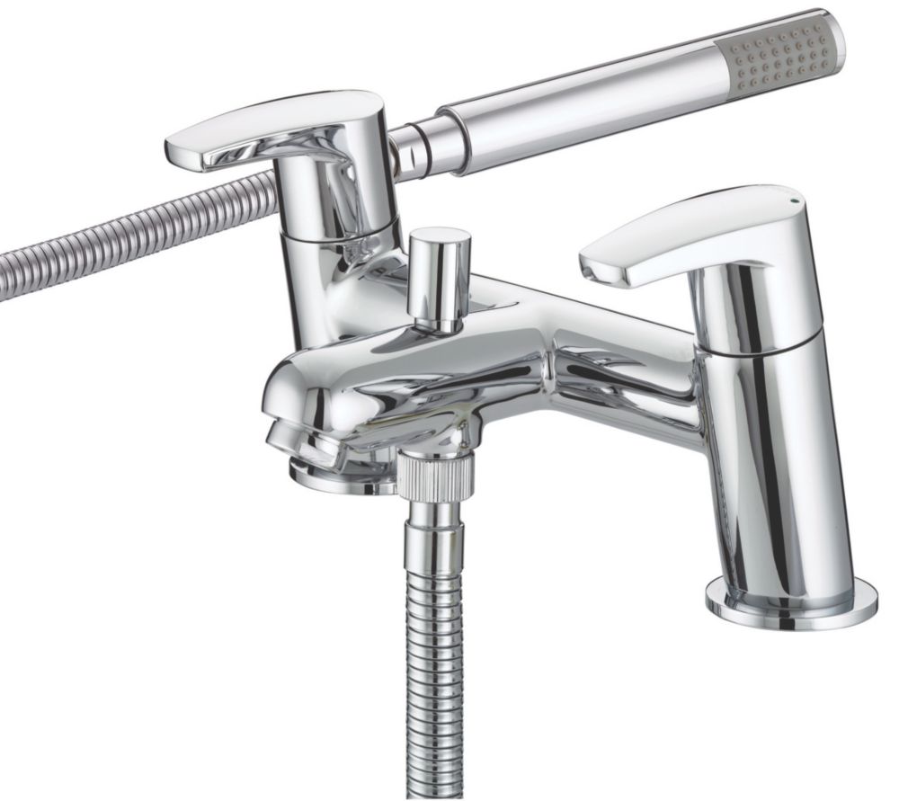 Bristan Orta Dual Lever Bath/Shower Mixer Tap | Bath Taps | Screwfix.com