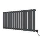 Azur Ilios 1000W Electric Radiator 600mm x 1208mm Anthracite 3412BTU