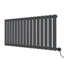 Azur Ilios 1000W Electric Radiator 600mm x 1208mm Anthracite 3412BTU