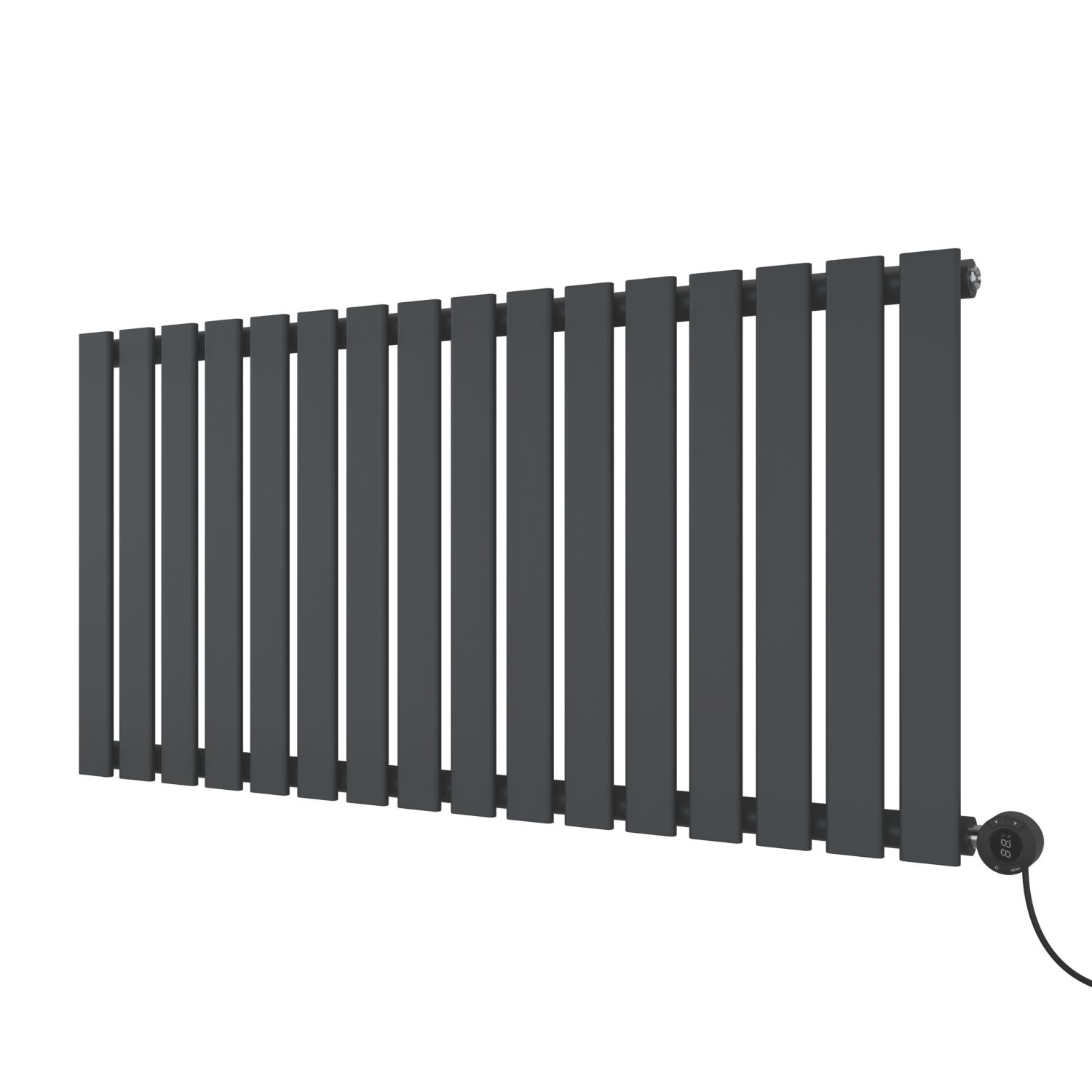 Azur Ilios 1000W Electric Radiator 600mm x 1208mm Anthracite 3412BTU (280AC)