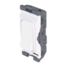 Hager WMGS22R 20A 2-Way Grid Retractive Switch White
