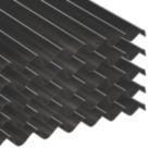 Radmat Building Materials Eco 93/35 Corrugated PVC Roof Sheet Black 2500mm x 1.2mm x 875mm 5 Pack