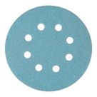 Titan   40 Grit 8-Hole Punched Multi-Material Sanding Discs 125mm 5 Pack
