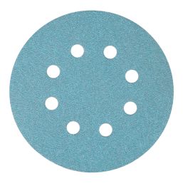 Titan   40 Grit 8-Hole Punched Multi-Material Sanding Discs 125mm 5 Pack
