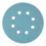 Titan   40 Grit 8-Hole Punched Multi-Material Sanding Discs 125mm 5 Pack