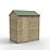 Forest 4Life 8' x 11' 6" (Nominal) Apex Overlap Timber Shed with Base
